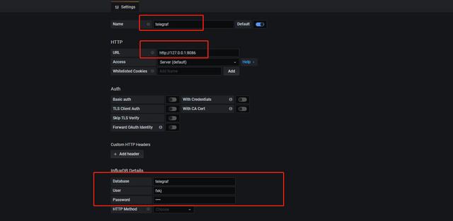 Telegraf+Influxdb+Grafana  轻量级监控系统部署